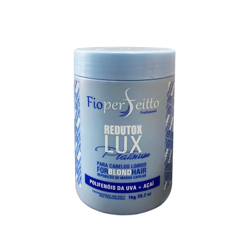 Redutox Lux Platinum Blond Hair perfeitto 1000g matizador Redutox Lux Platinum Blond Hair perfeitto 1000g matizador
