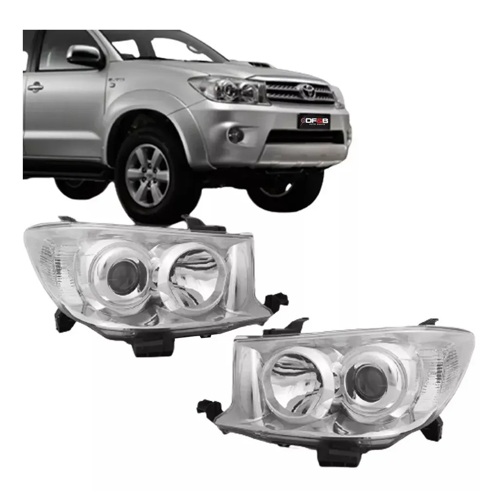 Par Farol Toyota Hilux Sw4 2009 2010 2011 Elétrico Par Farol Toyota Hilux Sw4 2009 2010 2011 Elétrico