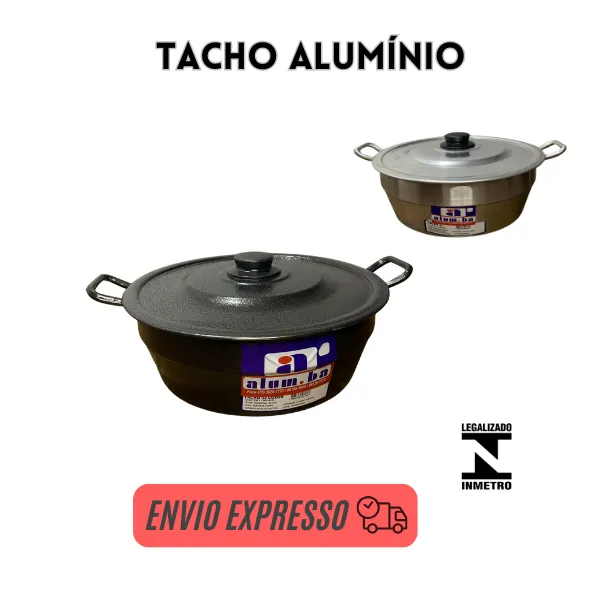 panela tacho, panelão de alumínio - tacho grande com tampa, tacho de alumínio, tacho para fritura panela tacho, panelão de alumínio - tacho grande com tampa, tacho de alumínio, tacho para fritura
