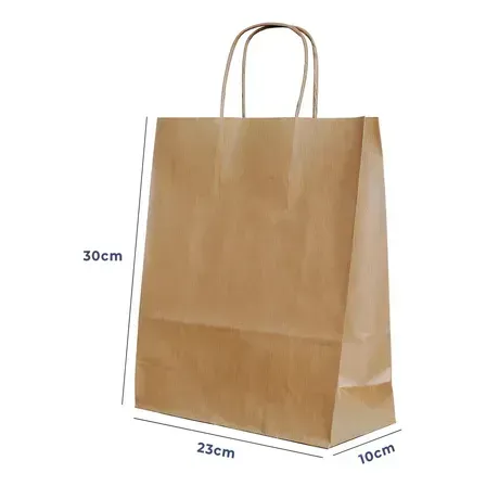 Sacola Papel Kraft M 23x30x10cm 100und Acesso® Monolúcido Embalagem Presente Bolsa Ecológica Alça Torcida Sacola Papel Kraft M 23x30x10cm 100und Acesso® Monolúcido Embalagem Presente Bolsa Ecológica Alça Torcida
