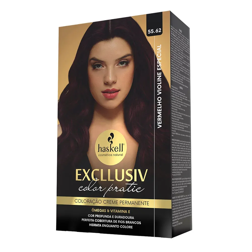 Kit Color Pratic 55.62 - Vermelho Violine Especial Haskell Kit Color Pratic 55.62 - Vermelho Violine Especial Haskell
