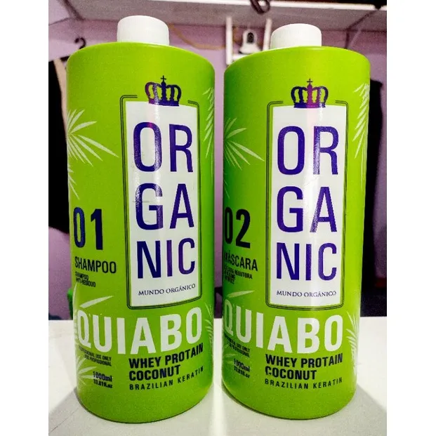 Máscara Redutora system Quiabo Organic perfeitto 2x1000ml Máscara Redutora system Quiabo Organic perfeitto 2x1000ml
