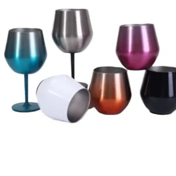 kit5 Taça Copo Térmico De Aço Inoxidável 2 Em 1 Para Gin Vinho Cerveja Drink Bebidas 14oz | Envia Rápida pe de plasctico kit5 Taça Copo Térmico De Aço Inoxidável 2 Em 1 Para Gin Vinho Cerveja Drink Bebidas 14oz | Envia Rápida pe de plasctico