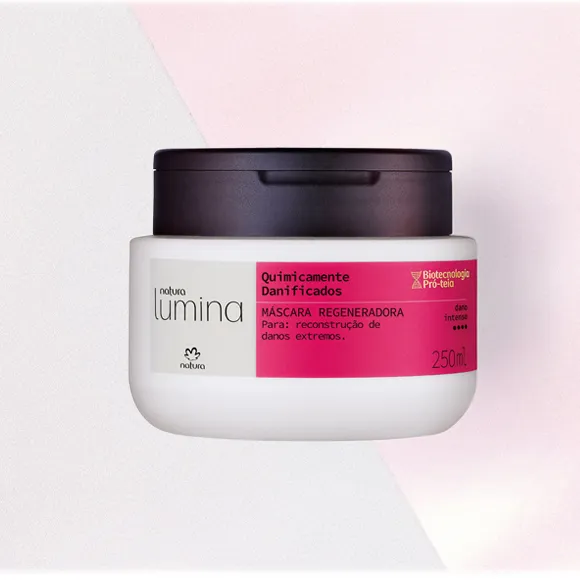 Máscara Regeneradora Natura Lumina Cabelos Quimicamente Danificados + Cupom Máscara Regeneradora Natura Lumina Cabelos Quimicamente Danificados + Cupom