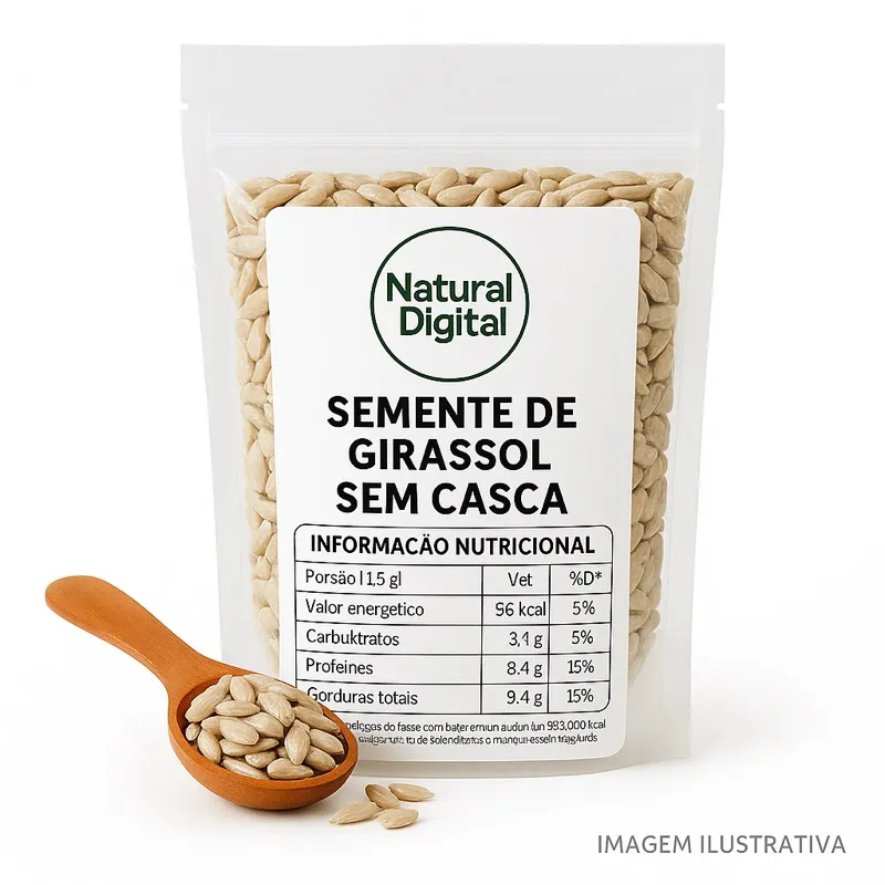 Pepita de Girassol crua sem casca 100% natural - 1 kg / 500 gramas / 250 gramas / 100 gramas Pepita de Girassol crua sem casca 100% natural - 1 kg / 500 gramas / 250 gramas / 100 gramas