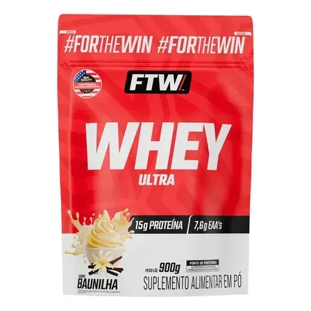 Whey Protein Ultra Refil 900g Sabor Baunilha - FTW Whey Protein Ultra Refil 900g Sabor Baunilha - FTW