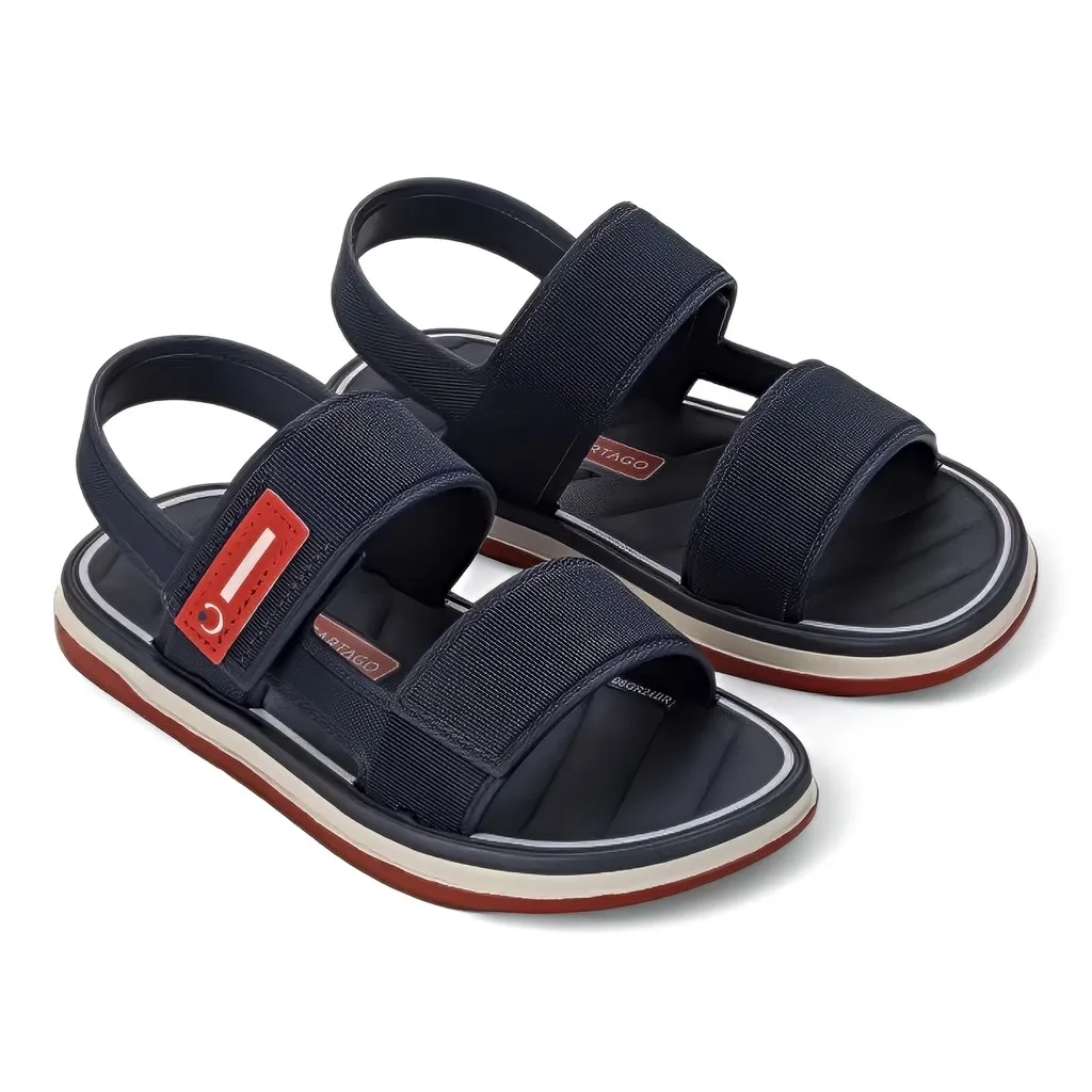 Sandalia Infantil Cartago Malaga Sport Conforto Masculina Original Sandalia Infantil Cartago Malaga Sport Conforto Masculina Original