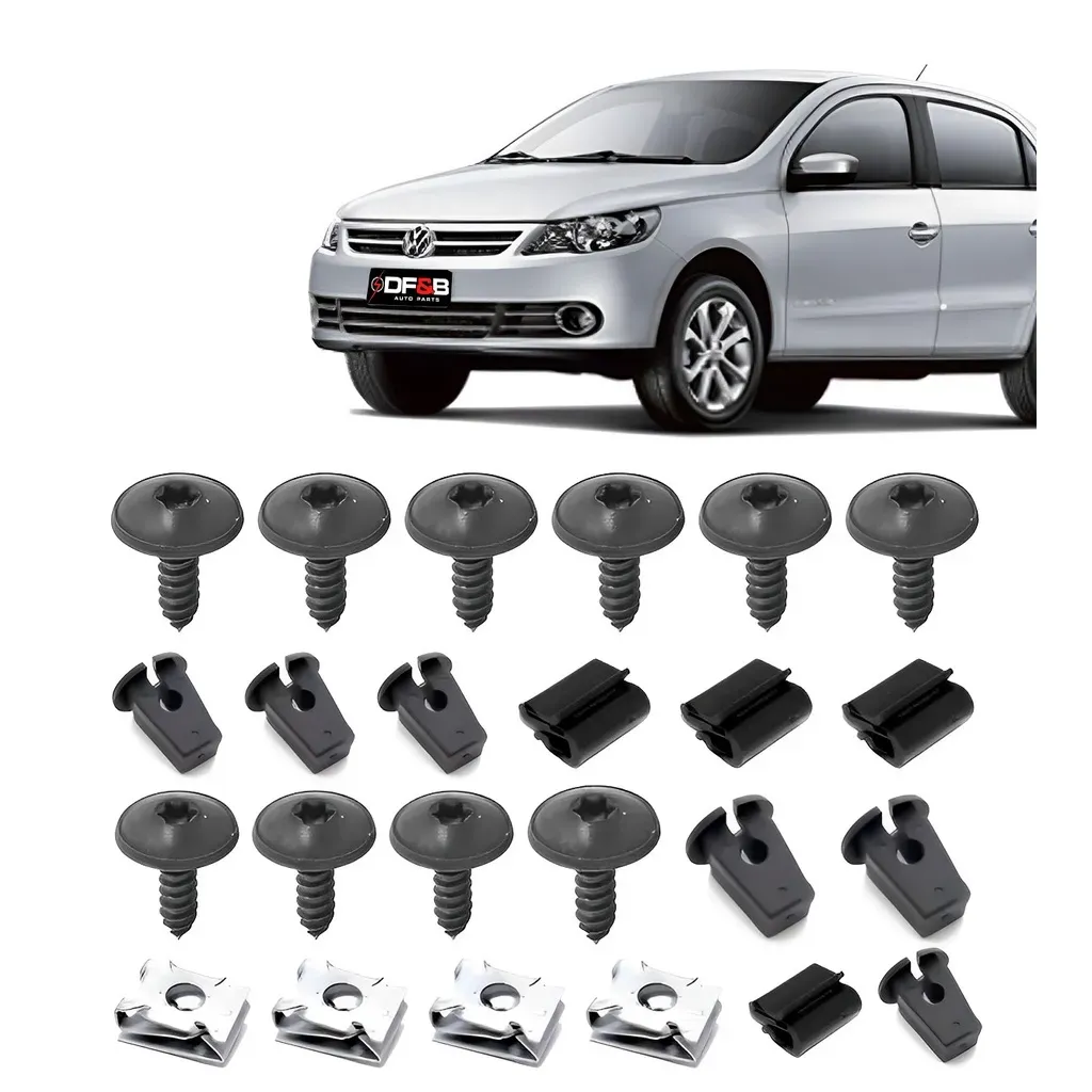 Kit 24 Presilha Parabarro Gol Saveiro Voyage g5 g6 g7 2013 A 2020 Kit 24 Presilha Parabarro Gol Saveiro Voyage g5 g6 g7 2013 A 2020