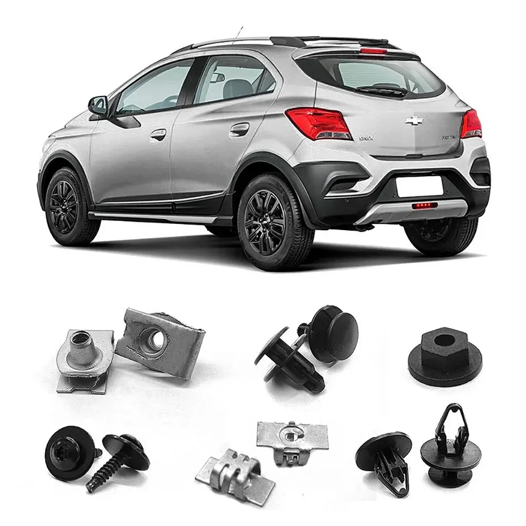 Kit 23 Pecas Grampo Para choque Dianteiro Chevrolet GM Onix 2017 Kit 23 Pecas Grampo Para choque Dianteiro Chevrolet GM Onix 2017