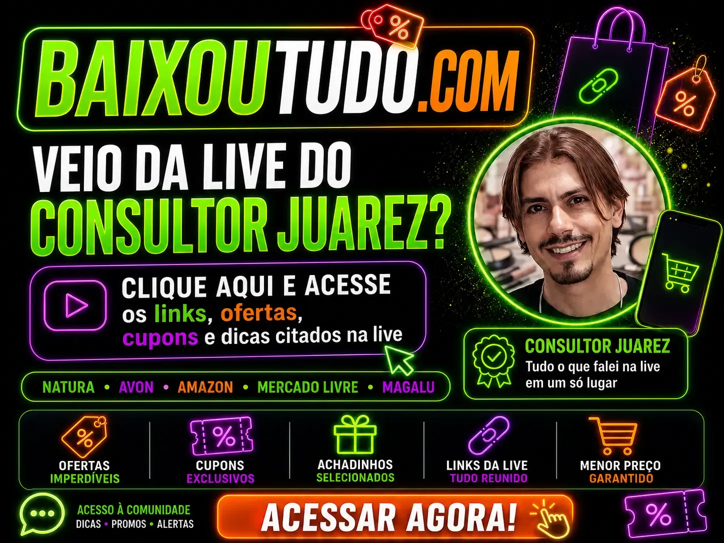 Canal do Consultor Juarez no WhatsApp