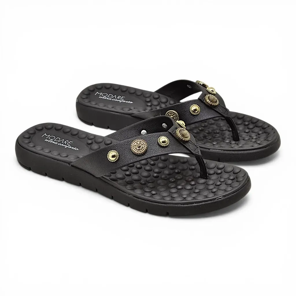 Chinelo Modare Ultra Conforto Feminino Pedraria Massageador Chinelo Modare Ultra Conforto Feminino Pedraria Massageador