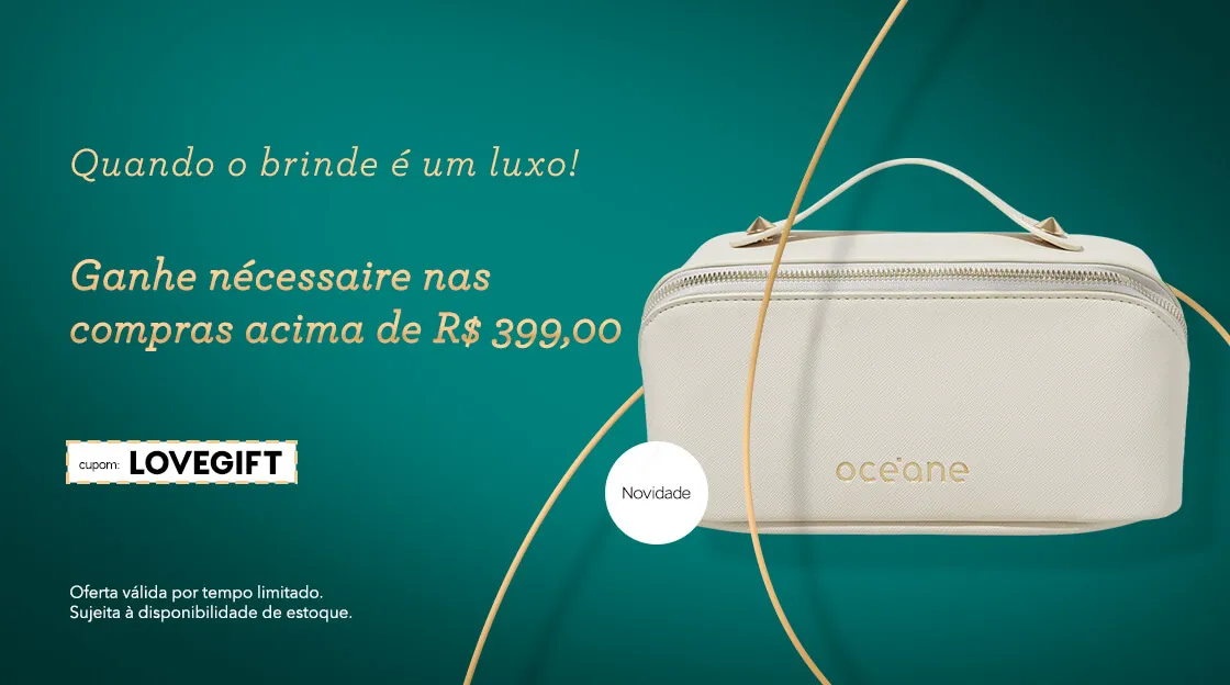 Ganhe Nécessaire Capri com meu cupom Océane Ganhe Nécessaire Capri com meu cupom Océane