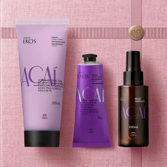 Apenas R$ 93,41 Presente Natura Ekos Açaí com meu cupom Apenas R$ 93,41 Presente Natura Ekos Açaí com meu cupom