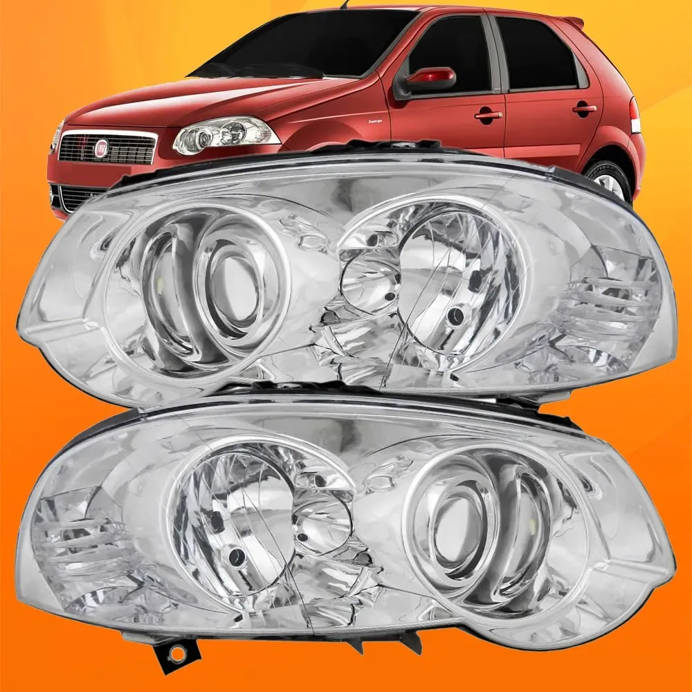 Farol Palio Atractive Elx 11 2010 Siena 2008 Máscara Cromada Farol Palio Atractive Elx 11 2010 Siena 2008 Máscara Cromada