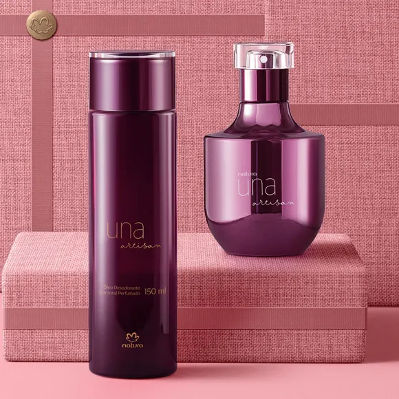 Apenas R$ 203,91 Presente Natura Una Artisan com Óleo Perfumado Apenas R$ 203,91 Presente Natura Una Artisan com Óleo Perfumado