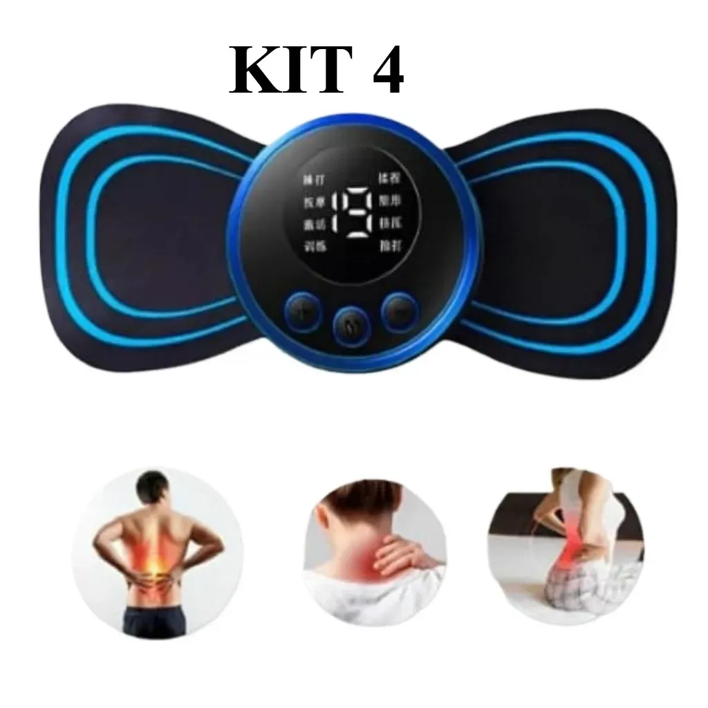Mini Massageador Elétrico Portátil Recarregável Cervical EMS Alivia Dores Corpo Pescoço Coluna Pernas ombro Mini Massageador Elétrico Portátil Recarregável Cervical EMS Alivia Dores Corpo Pescoço Coluna Pernas ombro