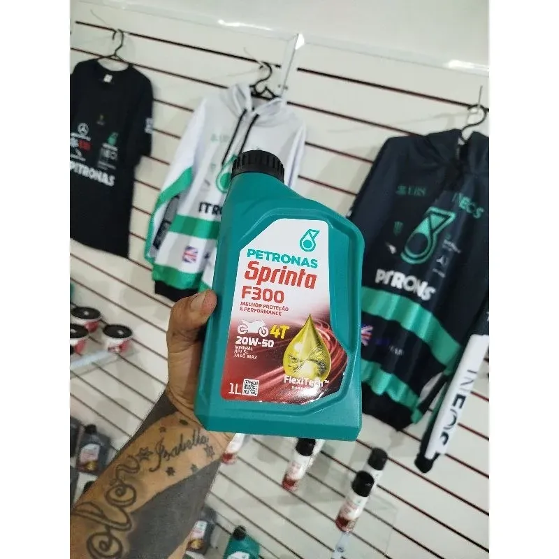Óleo de Moto Petronas 20W50 Mineral 4T API SL JASO MA2 Óleo de Moto Petronas 20W50 Mineral 4T API SL JASO MA2