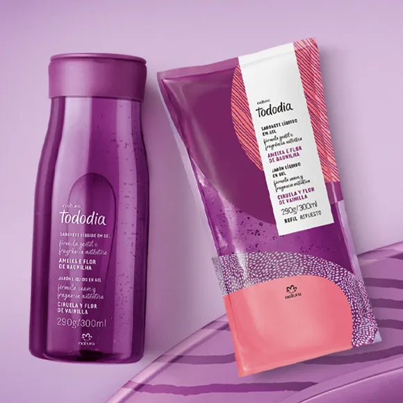 Kit Sabonete Líquido Tododia Ameixa e Flor de Baunilha + Cupom de Desconto Kit Sabonete Líquido Tododia Ameixa e Flor de Baunilha + Cupom de Desconto