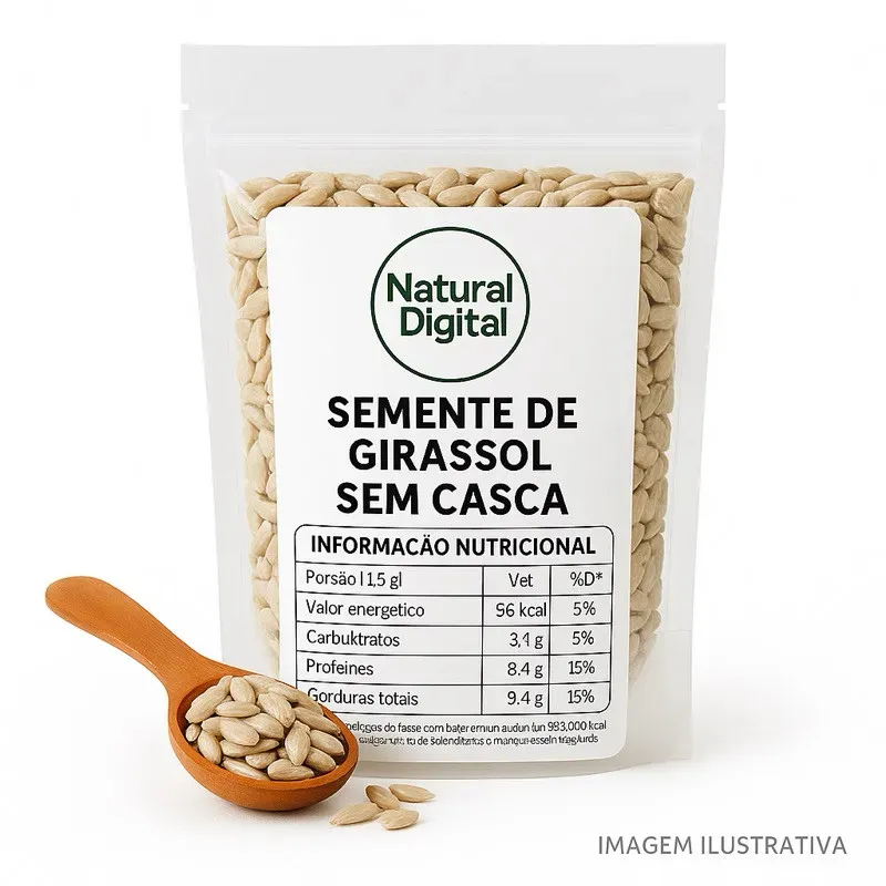 Pepita de Girassol crua sem casca 100% natural - 1 kg / 500 gramas / 250 gramas / 100 gramas Pepita de Girassol crua sem casca 100% natural - 1 kg / 500 gramas / 250 gramas / 100 gramas