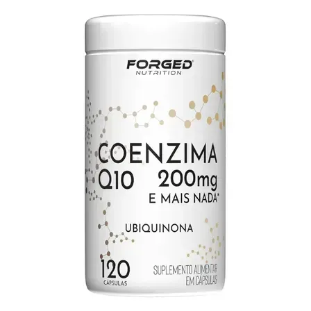 Coenzima Q10 200mg Pura 120 Cápsulas - Forged Nutrition Sabor Sem sabor Coenzima Q10 200mg Pura 120 Cápsulas - Forged Nutrition Sabor Sem sabor