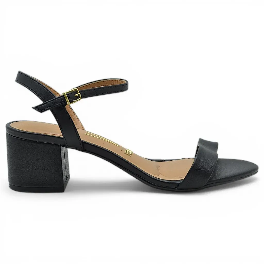 Sandalia Vizzano Feminina Salto Grosso Medio Palmilha Comfy Fivela Original Sandalia Vizzano Feminina Salto Grosso Medio Palmilha Comfy Fivela Original
