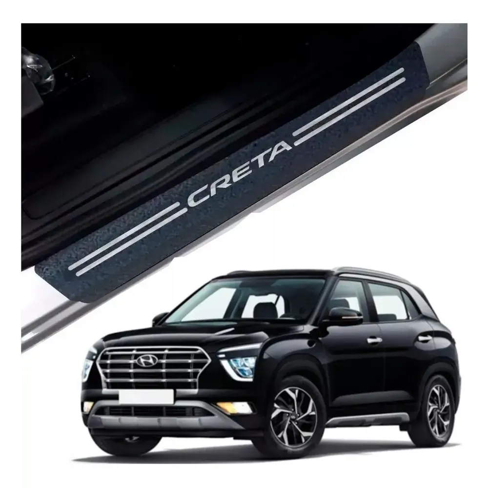 Soleira 8 Peças Hyundai Novo Creta 2022 2023 Soleira 8 Peças Hyundai Novo Creta 2022 2023