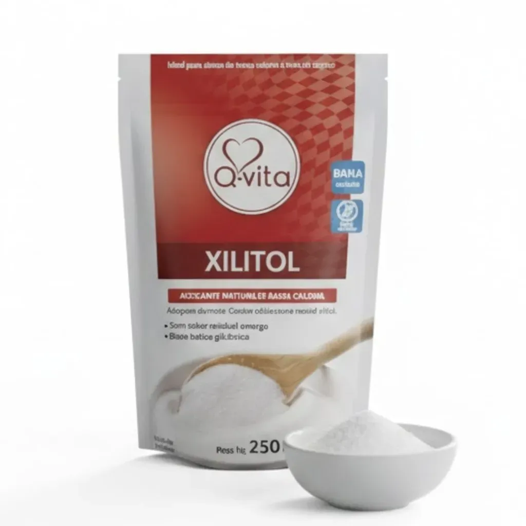 Adoçante 100% Natural Xilitol Q-VITA 250g Adoçante 100% Natural Xilitol Q-VITA 250g