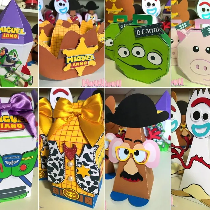 Caixas Personalizadas Toy Story – Lembrancinha / Mesversário / Festa Infantil / Aniversário Caixas Personalizadas Toy Story – Lembrancinha / Mesversário / Festa Infantil / Aniversário