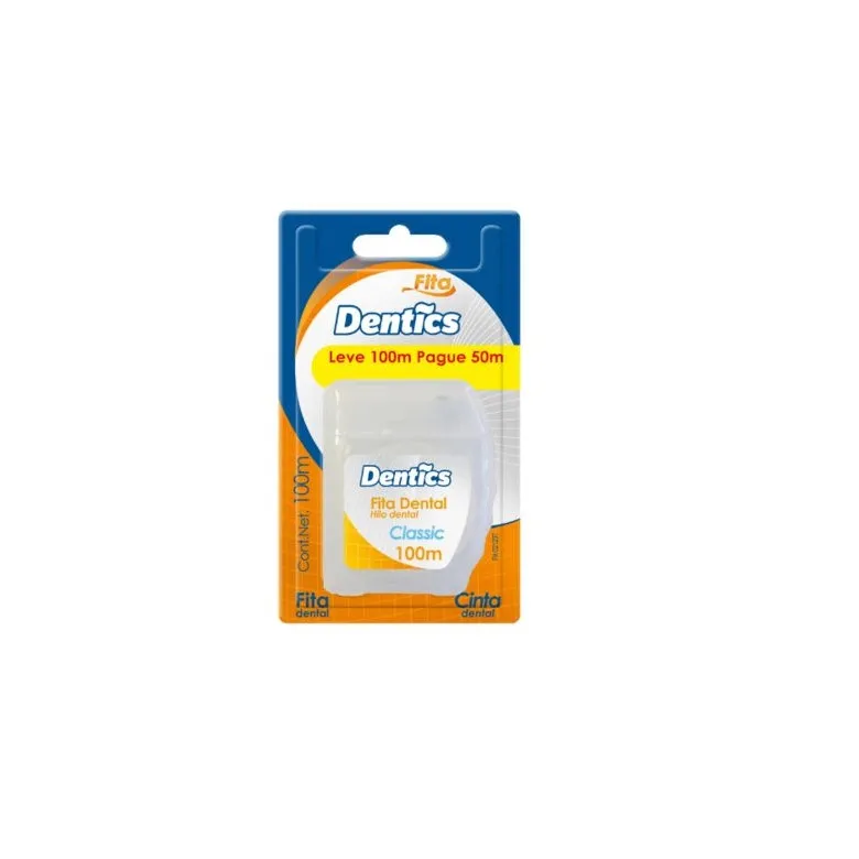 Fita Dental Dentics Leve 100m Pague 50m Limpeza Profunda Fita Dental Dentics Leve 100m Pague 50m Limpeza Profunda