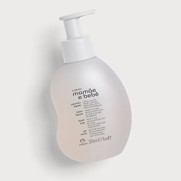 Apenas R$ 27,11 Sabonete Líquido Sem Fragrância da Cabeça aos Pés Mamãe e Bebê Apenas R$ 27,11 Sabonete Líquido Sem Fragrância da Cabeça aos Pés Mamãe e Bebê