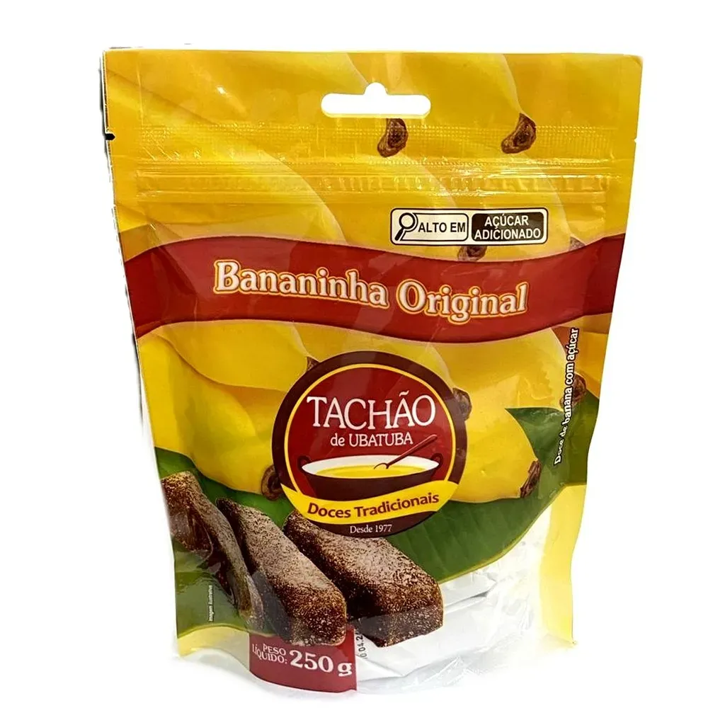 Bananinha Original TACHÃO DE UBATUBA 250g (5 pacotes) Bananinha Original TACHÃO DE UBATUBA 250g (5 pacotes)