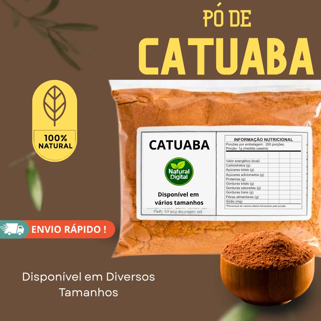 Catuaba em Pó Natural | Energia e Vitalidade | 250g 500g 1kg | Envio Imediato | 100% Pura Catuaba em Pó Natural | Energia e Vitalidade | 250g 500g 1kg | Envio Imediato | 100% Pura