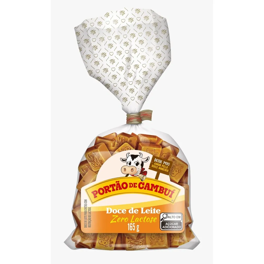 Doce de Leite Zero Lactose PORTÃO DO CAMBUÍ 165g Doce de Leite Zero Lactose PORTÃO DO CAMBUÍ 165g