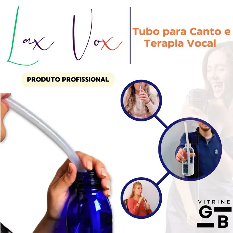 Tubo de Ressonância Lax Vox para Exercícios Vocais – Terapia da Voz e Aquecimento Vocal Tubo de Ressonância Lax Vox para Exercícios Vocais – Terapia da Voz e Aquecimento Vocal