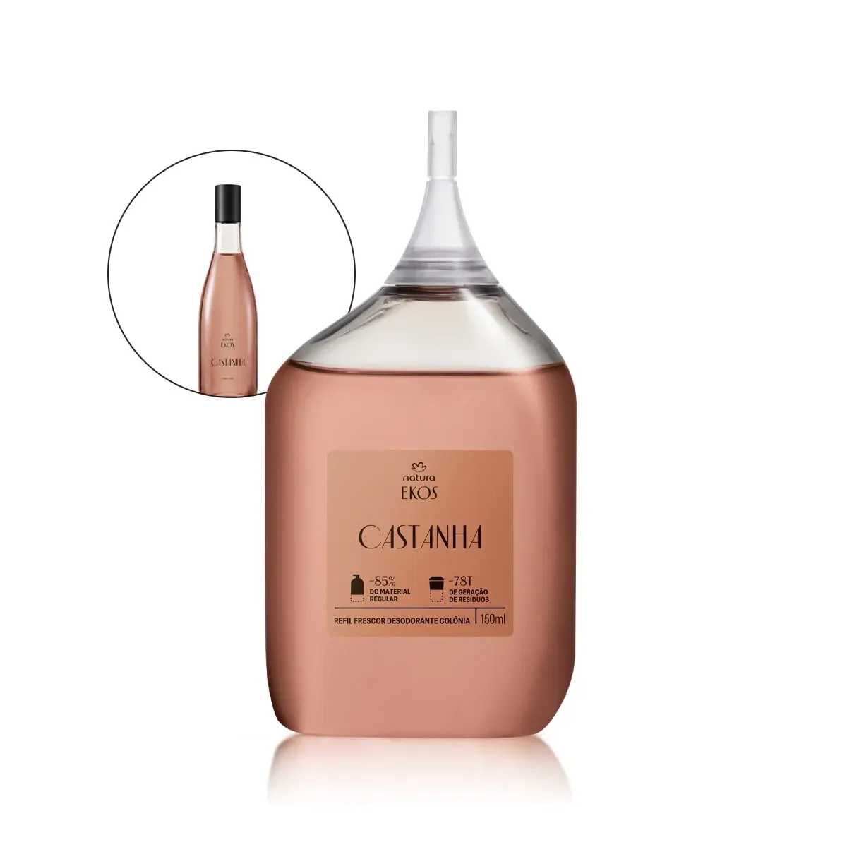 Apenas R$ 48,36 Refil Desodorante Colônia Frescor Feminino Castanha Ekos Apenas R$ 48,36 Refil Desodorante Colônia Frescor Feminino Castanha Ekos