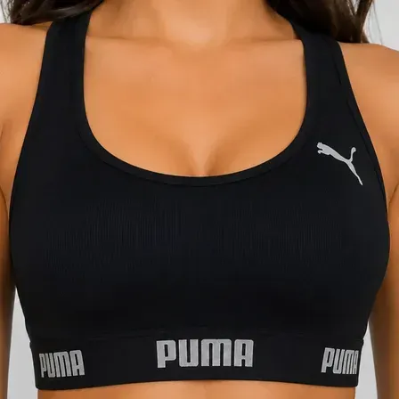 Top Puma Academia Fitness Original Nadador Alta Sustentação Top Puma Academia Fitness Original Nadador Alta Sustentação