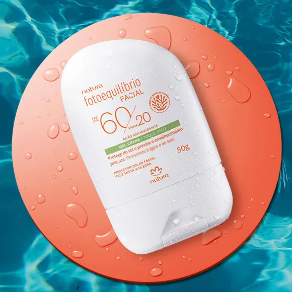 Protetor Facial Gel Creme FPS 60 FPUVA 20 Fotoequilíbrio Com Cupom Protetor Facial Gel Creme FPS 60 FPUVA 20 Fotoequilíbrio Com Cupom