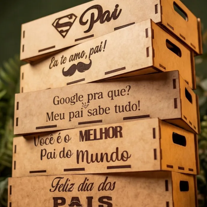 KIT 10 UND BANDEJA CESTA MDF 10x15 LEMBRANCINHA DIA DOS PAIS PRESENTE KIT 10 UND BANDEJA CESTA MDF 10x15 LEMBRANCINHA DIA DOS PAIS PRESENTE