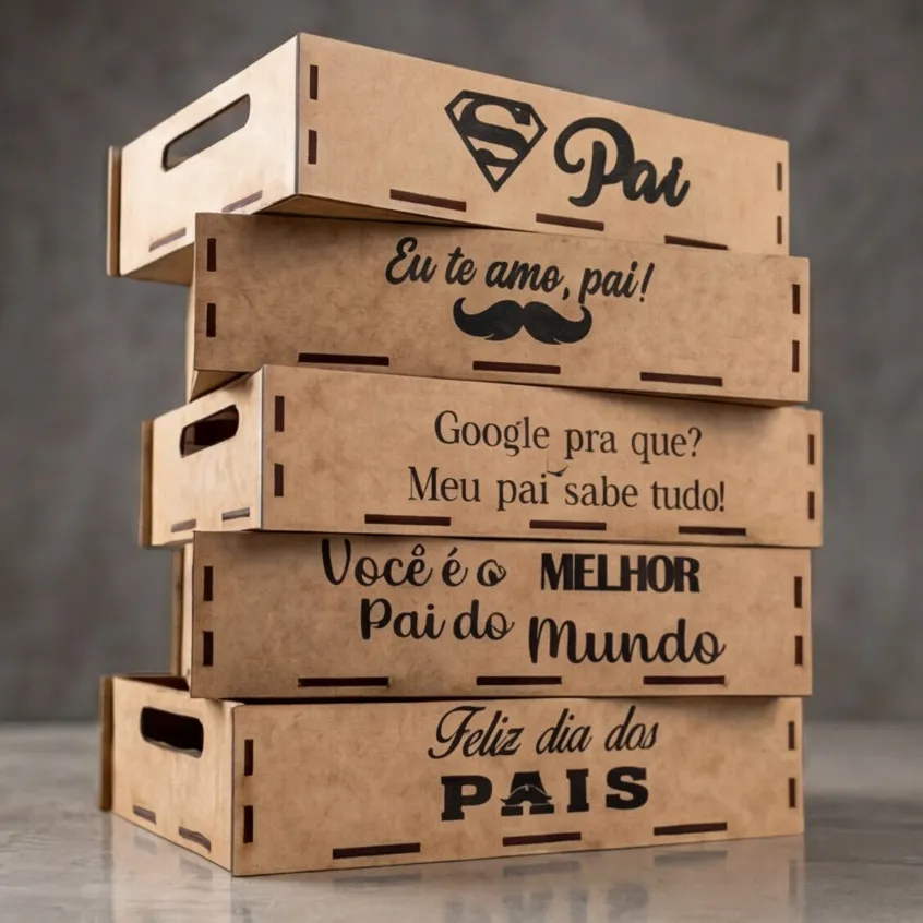 KIT 10 UND BANDEJA CESTA MDF 20x15 LEMBRANCINHA DIA DOS PAIS PRESENTE KIT 10 UND BANDEJA CESTA MDF 20x15 LEMBRANCINHA DIA DOS PAIS PRESENTE