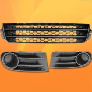 Kit Grade Para choque Gol Saveiro Voyage G5 Preta Kit Grade Para choque Gol Saveiro Voyage G5 Preta