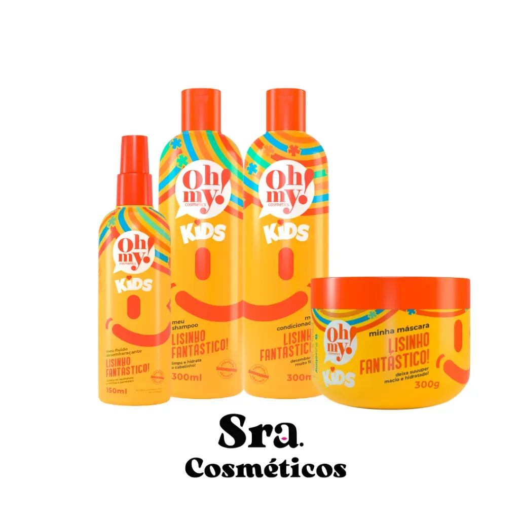 Shampoo, Condicionador, Mascara e Fluido Lisinho Fantastico Kids Oh My Shampoo, Condicionador, Mascara e Fluido Lisinho Fantastico Kids Oh My
