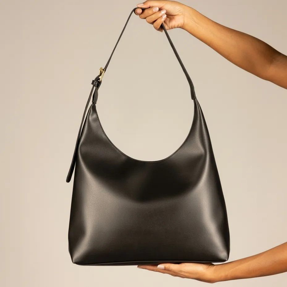 Bolsa Feminina Transversal E Ombro Luxo Couro Sintético Macio Grande Alça Ajustável Casual Bolsa Feminina Transversal E Ombro Luxo Couro Sintético Macio Grande Alça Ajustável Casual