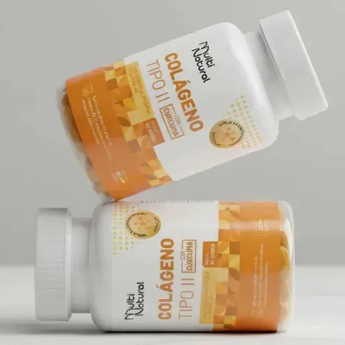 Cúrcuma + Colágeno Tipo 2 Multi Natural 1 Pote Com 30 Capsulas Cúrcuma + Colágeno Tipo 2 Multi Natural 1 Pote Com 30 Capsulas