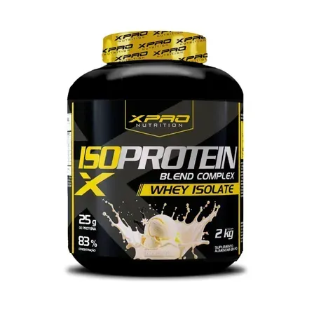 Whey Protein Isolado Iso Blend Complex Zero Açucar Low Carb Baunilha 2kg - XPro Nutrition Whey Protein Isolado Iso Blend Complex Zero Açucar Low Carb Baunilha 2kg - XPro Nutrition