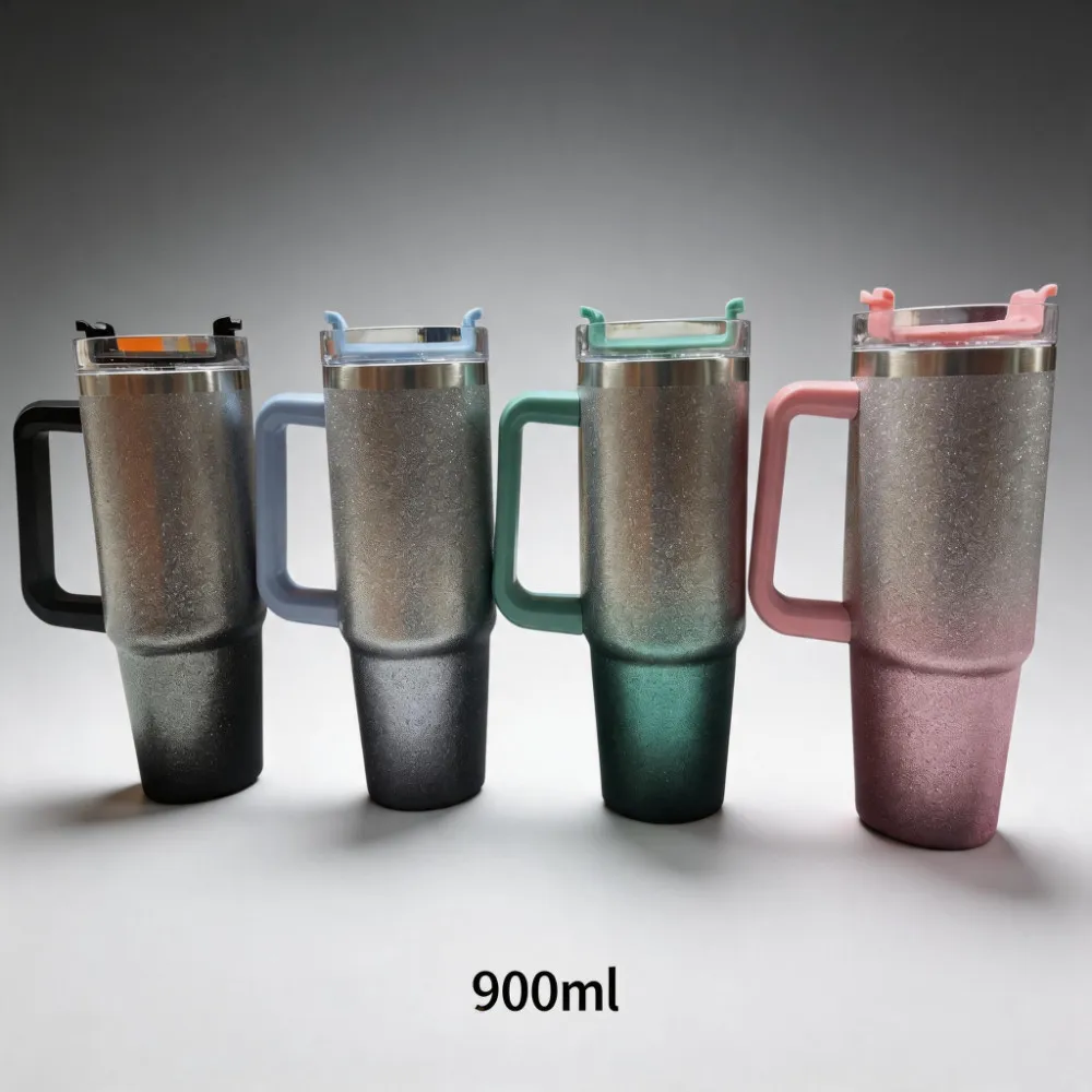 Copo Térmico Diamond 900ml com Alça e Canudo Inox – Glitter Degradê Azul, Parede Dupla, Gelado e Quente maravilha Copo Térmico Diamond 900ml com Alça e Canudo Inox – Glitter Degradê Azul, Parede Dupla, Gelado e Quente maravilha