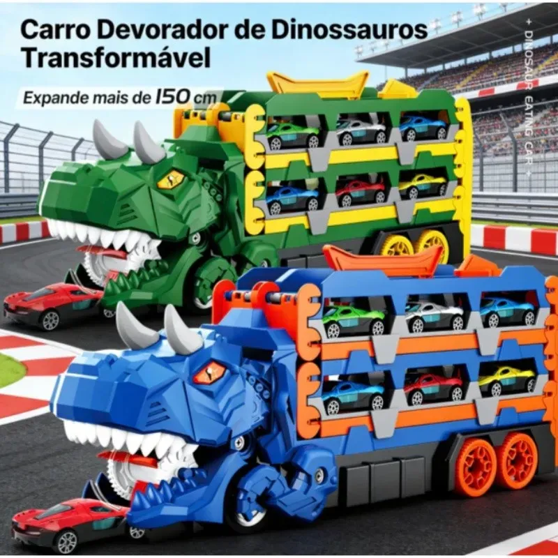 Caminhão Dinossauro que Engole Carros – Brinquedo Educativo, Interativo e Presente Infantil presente Caminhão Dinossauro que Engole Carros – Brinquedo Educativo, Interativo e Presente Infantil presente