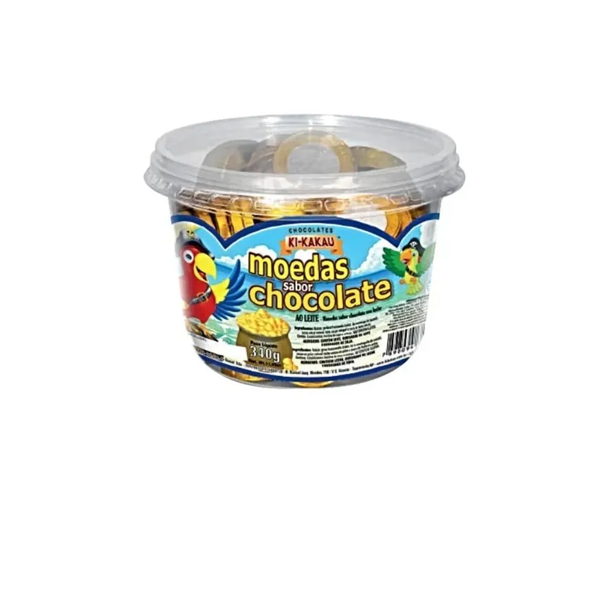 Moedas De Chocolate Ao Leite 330g Moedas De Chocolate Ao Leite 330g