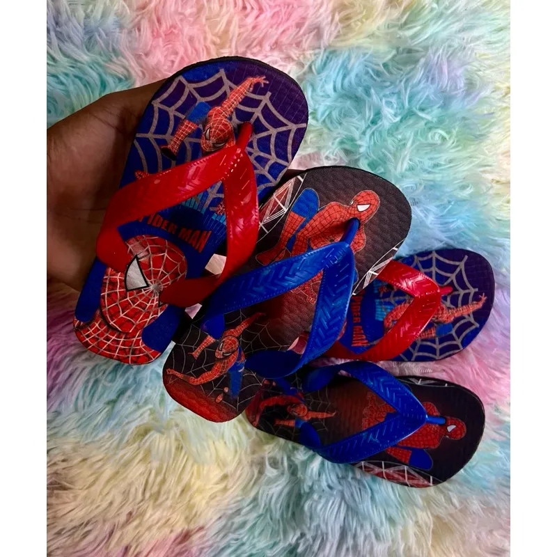 Chinelo Infantil do Homem-Aranha Personalizado Presente Criativo para Meninos e meninas Chinelo Infantil do Homem-Aranha Personalizado Presente Criativo para Meninos e meninas