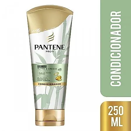 Condicionador Pantene Bambu Nutre & Cresce 250ml | Fortalecimento, Hidratação e Fios + Resistentes Condicionador Pantene Bambu Nutre & Cresce 250ml | Fortalecimento, Hidratação e Fios + Resistentes
