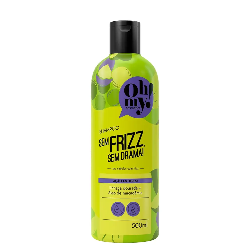Shampoo Sem frizz, sem drama! 500ml Oh My! Shampoo Sem frizz, sem drama! 500ml Oh My!